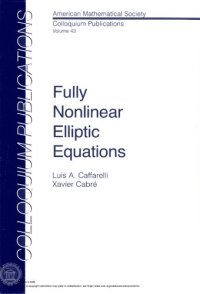 cover of the book Fully Nonlinear Elliptic Equations