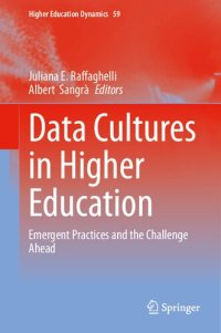 cover of the book Data Cultures in Higher Education: Emergent Practices and the Challenge Ahead