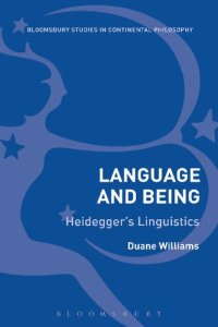 cover of the book Language and Being: Heidegger's Linguistics