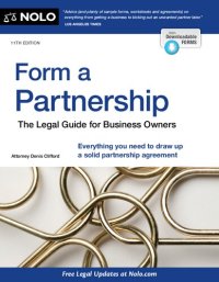 cover of the book Form a Partnership: The Legal Guide for Business Owners