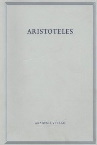 cover of the book Aristoteles Werke: BAND 20/I Fragmente zu Philosophie, Rhetorik, Poetik, Dichtung