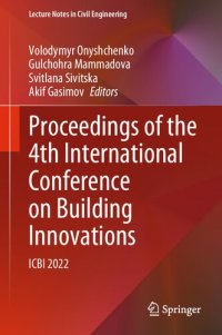 cover of the book Proceedings of the 4th International Conference on Building Innovations: ICBI 2022