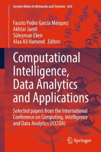 cover of the book Computational Intelligence, Data Analytics and Applications: Selected papers from the International Conference on Computing, Intelligence and Data Analytics (ICCIDA)