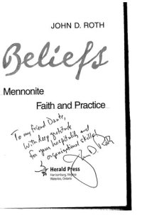 cover of the book Beliefs: Mennonite Faith and Practice