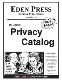 cover of the book Eden Press - The Original Privacy Catalog - 2008 Edition