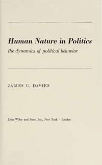 cover of the book Human Nature in Politics - Dynamics of Political Behavior