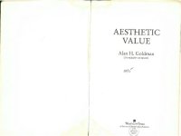 cover of the book Aesthetic Value