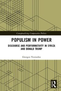 cover of the book Populism in Power: Discourse and Performativity in SYRIZA and Donald Trump