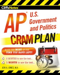 cover of the book Cliffsnotes AP U.S. Government and Politics Cram Plan