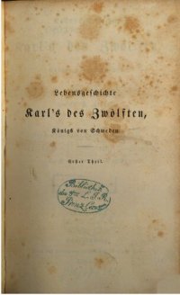 cover of the book Lebensgeschichte Karls des Zwölften, Königs von Schweden. In fünf Bänden