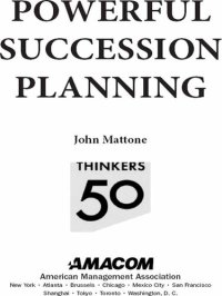 cover of the book Powerful Succession Planning