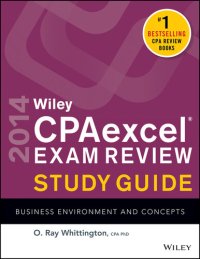 cover of the book Wiley CPAexcel Exam Review 2014 Study Guide, Business Environment and Concepts