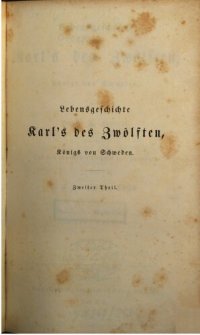 cover of the book Lebensgeschichte Karls des Zwölften, Königs von Schweden. In fünf Bänden