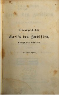 cover of the book Lebensgeschichte Karls des Zwölften, Königs von Schweden. In fünf Bänden