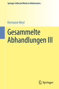 cover of the book Gesammelte Abhandlungen III