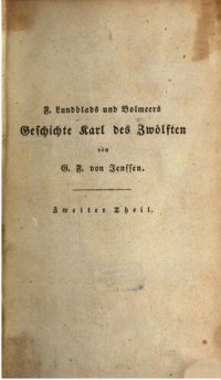 cover of the book Geschichte Karls des Zwölften, Königs von Schweden