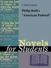 cover of the book A Study Guide for Philip Roth's "American Pastoral"