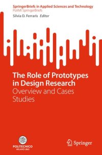 cover of the book The Role of Prototypes in Design Research: Overview and Cases Studies