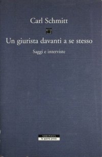 cover of the book Un giurista davanti a se stesso. Saggi e interviste