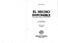 cover of the book El hecho imponible