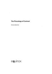 cover of the book The Phonology of Contrast