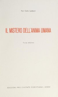 cover of the book Il Mistero Dell'anima Umana. Terza edizione