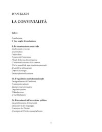 cover of the book La convivialità