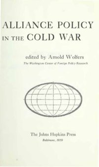 cover of the book Alliance Policy in Cold War