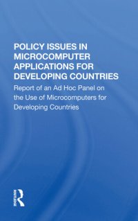 cover of the book Policy Issues In Microcomputer Applications For Developing Countries