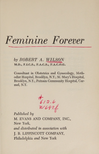 cover of the book Feminine Forever