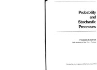 cover of the book Probability and stochastic processes