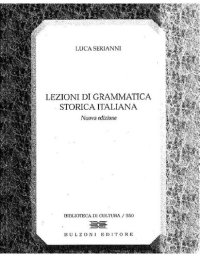 cover of the book Lezioni di grammatica storica italiana