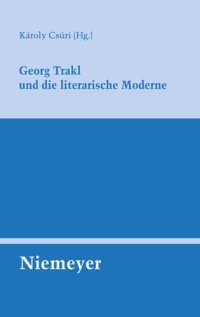 cover of the book Georg Trakl und die literarische Moderne