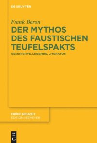 cover of the book Der Mythos des faustischen Teufelspakts: Geschichte, Legende, Literatur