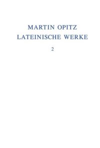 cover of the book Lateinische Werke: Band 2 1624-1631