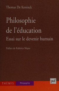 cover of the book Philosophie de l'éducation