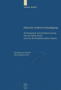 cover of the book Ethische Selbstverständigung: Kierkegaards Auseinandersetzung mit der Ethik Kants und der Rechtsphilosophie Hegels