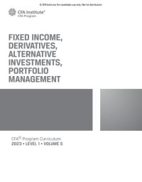 cover of the book CFA Level 1 Volume 5