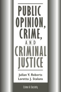 cover of the book Public Opinion, Crime, And Criminal Justice