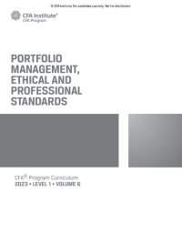 cover of the book CFA Level 1 Volume 6