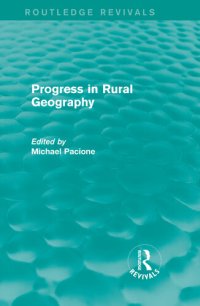 cover of the book Progress in Rural Geography