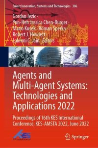 cover of the book Agents and Multi-Agent Systems: Technologies and Applications 2022