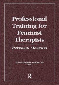 cover of the book Professional Training for Feminist Therapists