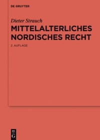 cover of the book Mittelalterliches nordisches Recht: Eine Quellenkunde