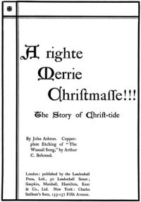 cover of the book A Righte Merrie Christmasse