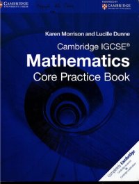cover of the book Cambridge IGCSE Core Mathematics Practice Book