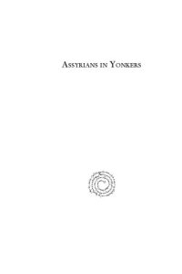 cover of the book Assyrians in Yonkers: Reminiscences of a Community