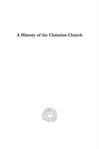 cover of the book A History of the Christian Church