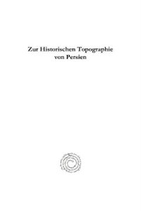 cover of the book Zur historischen Topographie von Persien