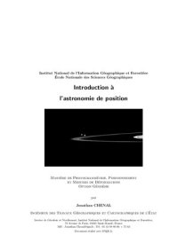 cover of the book Introduction à l'astronomie de position